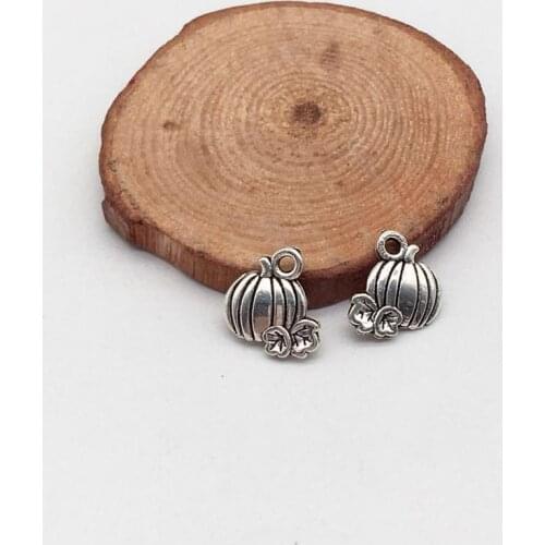 50 pcs Cute pumpkin charms for Jewelry Making DIY Handmade Necklace earring accessories