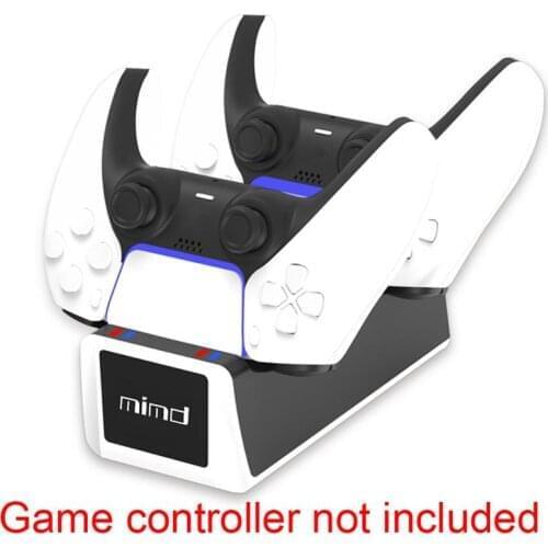 50pcs Charger for Dual USB Type C Charging Dock Station Cradle with Indicator Light for PlayStation 5 for PS5 Wireless Controlle