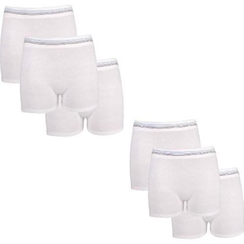 6pcs/Set Reusable Incontinence Aid Underwear High Waist Net Stretch Pants