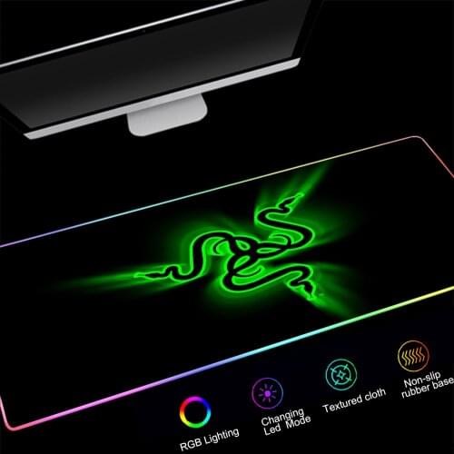 Large RGB Mouse Pad xxl Gaming Mousepad LED Mause Pad Gamer Copy Razer Mouse Carpet Big keyboard mouse pad Mat with Backlit mat