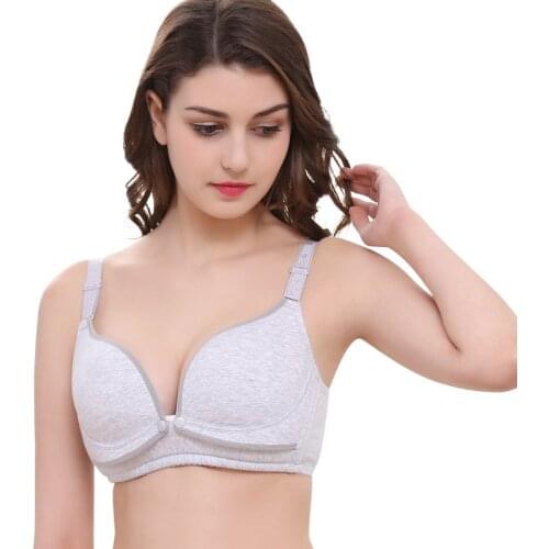 Nursing Bra Large Size Wireless Sexy Maternity Push Up Bra Plus Size Lactating Bra Mama Breastfeeding Pregnancy Lingerie