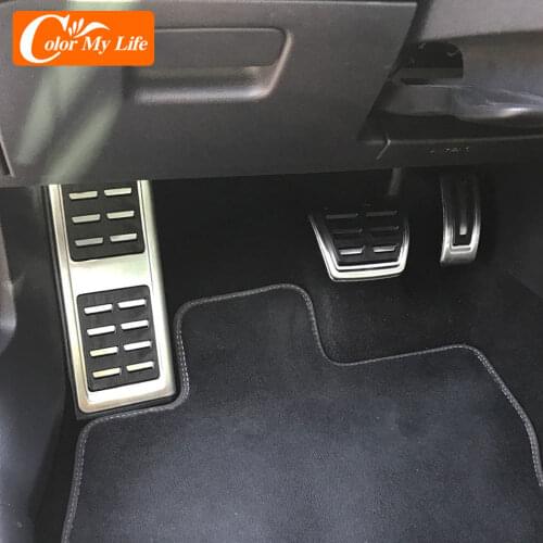 Color My Life Car Pedals for VW Cross Coupe Arteon Jetta MK7 Touran 2016 2017 2018 2019 2020 Accessories Auto Pedal Pad Cover