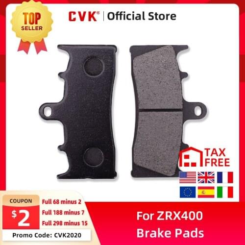 CVK High Quality Front Brake Pads Disks Shoes FOR Kawasaki ZRX400 K1200LT R1150RT R1150GS R850RT Motorcycle Accessories