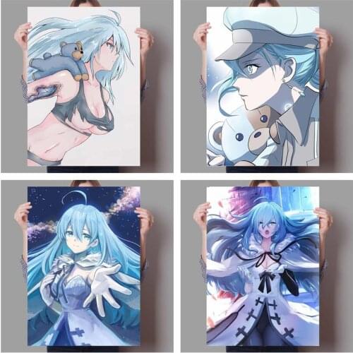 WTQ Vivy Fluorite Eye Song Canvas Painting Retro Poster Anime Posters Wall Decor Wall Art Picture for Living Room Home Decor