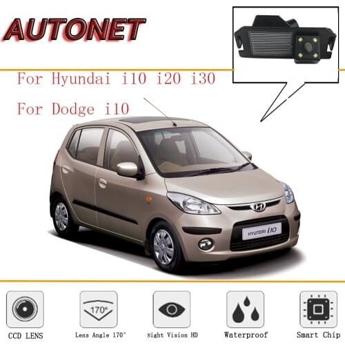AUTONET Rear View camera For Hyundai i10 i20 i30 for Dodge i10 CCD/Reverse Camera/Backup Camera/license plate camera