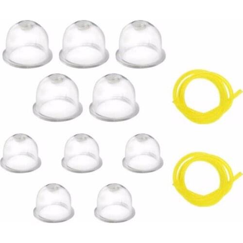 10Pcs Fuel Pump Carburetor Primer Bulb For Chainsaws Trimmer Brushcutter For Victa,Echo,Homelite,Stihl,Talon,Ryobi,Honda