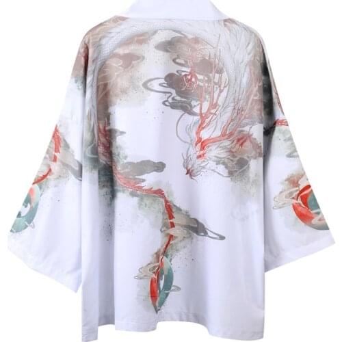 Traditional Haori Kimono Japanese Style Samurai Clothing кимоно японский стиль Male Female Daily Street Lounge High-Quality
