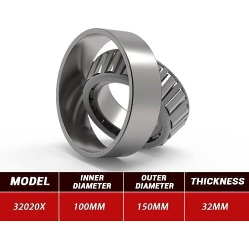 Tapered Roller Motorcycle Bearings High-Carbon Steel Rolamento Dimension 105x160x35mm 2.4kg Steering Head Bearing 32021X