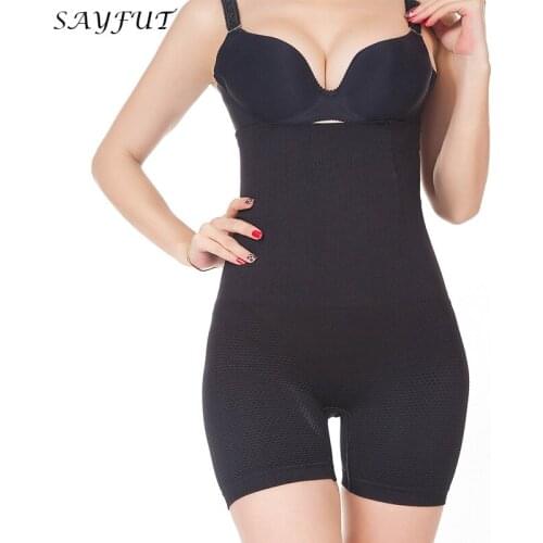 Fashion Womens Shapewear Perfect Waist Trainer Tummy and Thigh Control Body Shaper Panties Comfort Hi-Waist Thigh Slimmer 2019