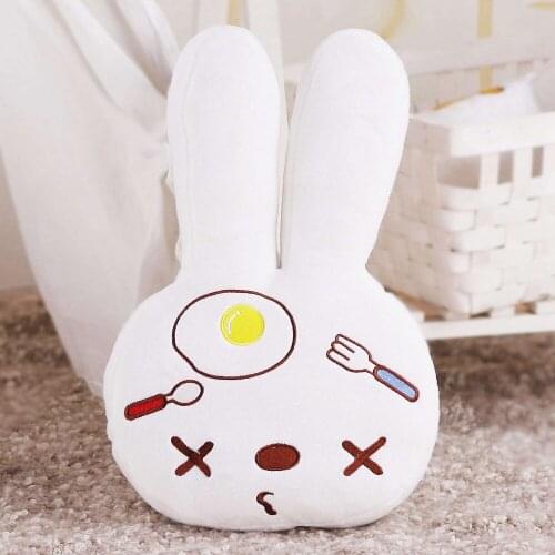 Plush emotion rabbit pillow stuffed expression toy gift toy