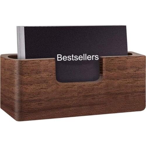 Professional wooden business card holder, desk card holder, convenient and durable