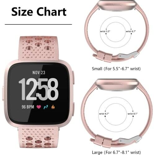 For Fitbit Versa/ Versa 2/LITE Silicone Watchbands Fashion Porous Breathable Sport Wrist Band For Fitbit LITE Replacement Strap