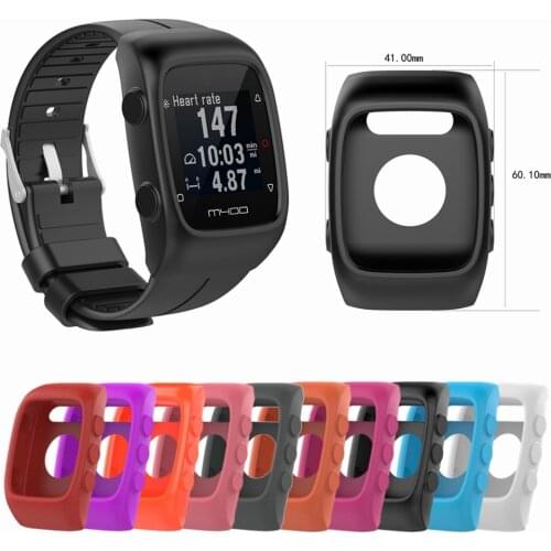 Silicone Cover For Polar M430 / Polar M400 Smart Watch Running Sport GPS Screen Case Replacement Protector Frame Accessories
