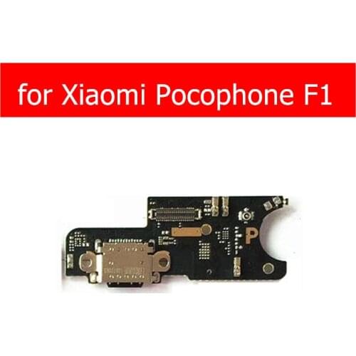 For Xiaomi Pocophone F1 USB Charger Connector Flex Cable USB Charging Dock PCB Board Flex Cable Poco F1 Global Repair Parts