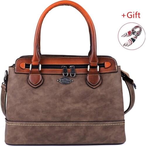 2019 Retro Women Bags Brush Handbag Genuine Leather Shoulder Crossbody Bag Luxury Designer Ladies Tote High Quality Mac A Main