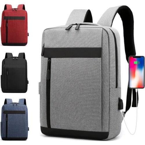 New Men Backpack Laptop Travel Male Bag Waterproof Back Packs USB Charging School Bag Women Backpack Mochila C339
