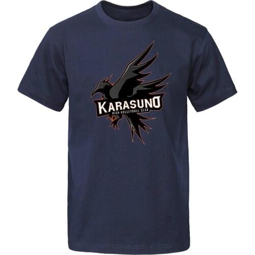 Hot Summer Men Anime Haikyuu T Shirt Short Sleeve Tees Volleyball Club Japanese Hip Hop T-Shirts Tshirts Shirt Round Neck Tops