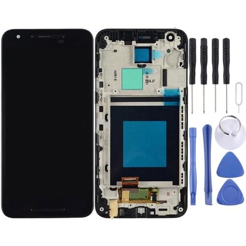 LCD Screen and Digitizer Full Assembly with Frame for LG Nexus 5X H791 H790 (Black)