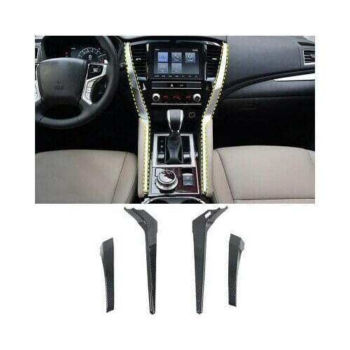 4* Gear Shift Box Panel Stripe Cover For Mitsubishi Montero / Pajero Sport 16-20