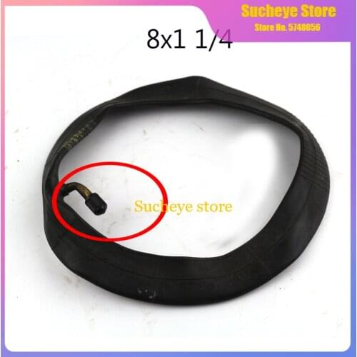 8 Inch Inner Tube 8X1 1/4 Scooter Inner Tyre Bent Valve Suits Bike Electric / Gas Scooter Tire