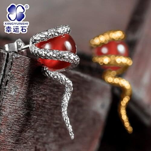 The Legend of Qin anime ChiLian HongLian HanMeng 925 sterling silver ear stud comics cartoon