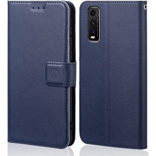 For coque Vivo Y70S case Wallet Flip Leather & silicone back Skin stand capa for Vivo Y70S cover phone funda pouch bag