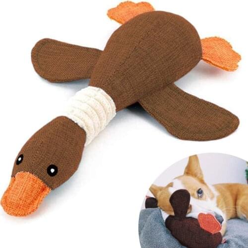 Dog Squeak Toys Wild Goose Sounds Toy for Teeth Cleaning Pet Mallard Duck Dog Toy for Aggressive Chewers Dog Pets Accessories