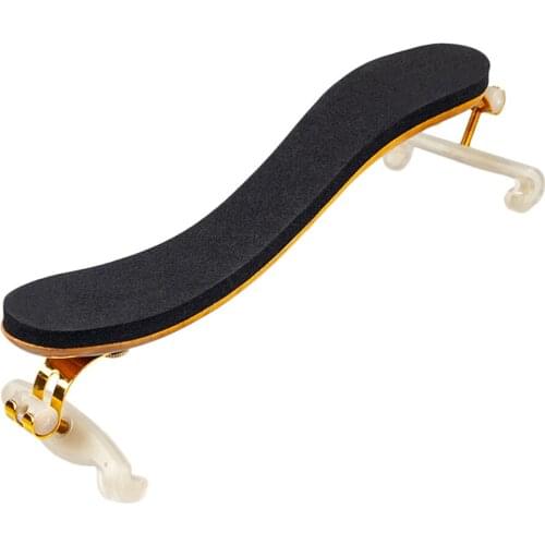 Maple Wood Violin Shoulder Pad Support for Size 4/4 3/4 Violins Accessory Kit