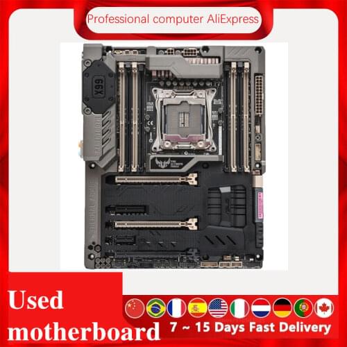 For ASUS SABERTOOTH X99 Original Used Desktop X99 X99M 2011 Socket LGA 2011 Core i7 LGA2011 V3 DDR3 Motherboard