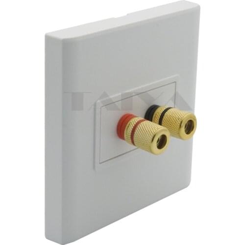 2 Banana Wall Plate 2 Speaker Wall Plate Wall Mounted