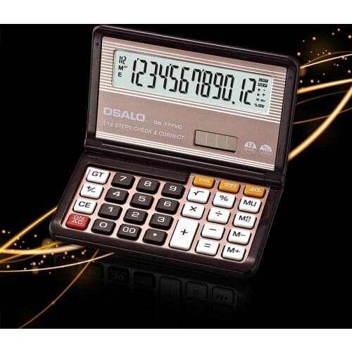 New 777 Flip Scientifice Caculator Folding Desktop Battery&solar Calculator For School Convenient To Carry Caculators For Office