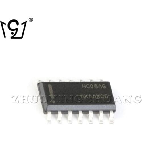 20PCS MC74HC08ADR2G SOIC-14 Four-way 2-input AND gate chip