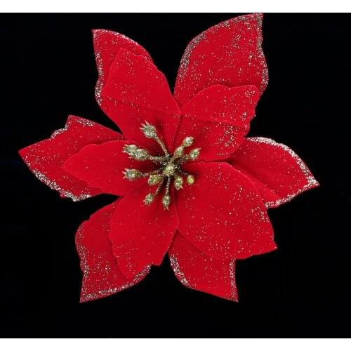 Se Glitter Hollow Wedding Party Decor Christmas Flower Tree Ornaments