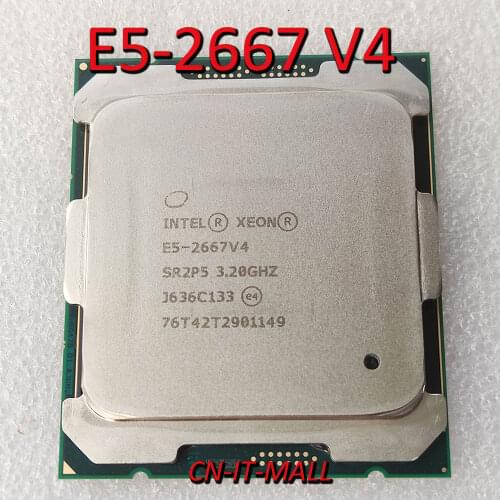 Pulled E5-2667 V4 Server cpu 3.2G 25M 8Core 16 Thread LGA2011-3 Processor
