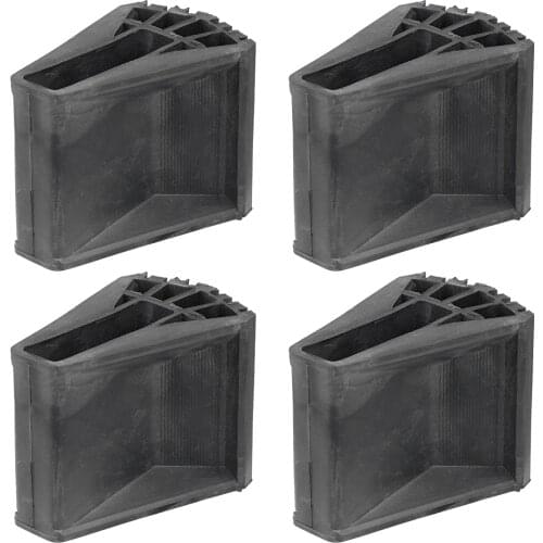 4Pcs Folding Ladder Feet Covers Versatile Fan-shaped Non-slip Ladder Leg Covers Ladder Pads Ladder Feet Covers for Home Use