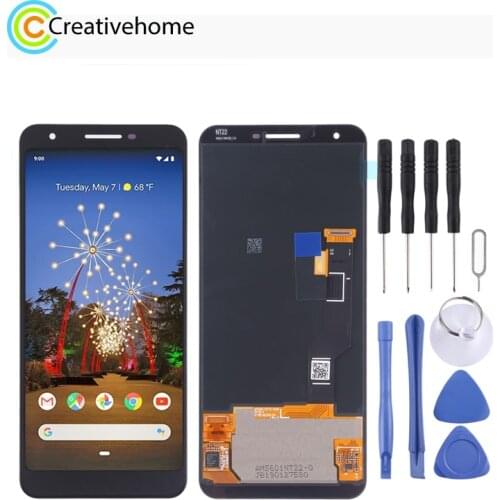 LCD Screen And Digitizer Full Assembly for Google Pixel 3a XL (Black)