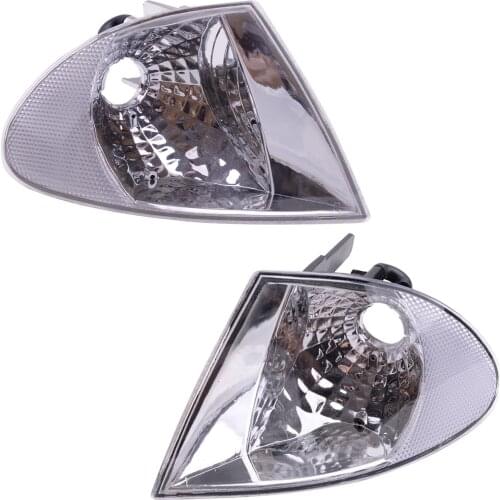 1Pair 63136902765 Led Parking Signal Indicator Corner Light Lamp 63136902766 fit for BMW 3 Series E46 Sedan 1998 1999 2000 2001