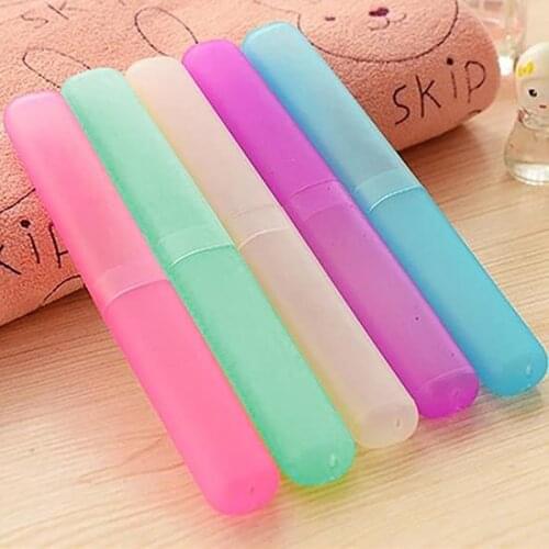 1Pc Hot Portable Travel Hiking Camping Toothbrush Case Holder Tube Protect Cover Box