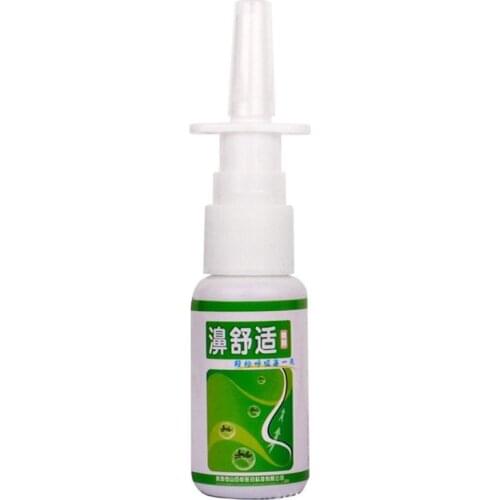 20ml Natural Herbal Chronic Nasal Spray Nose Congestion Rhinitis Sinusitis Treatment Relieve Itch Antibacterial Medicine Liquid