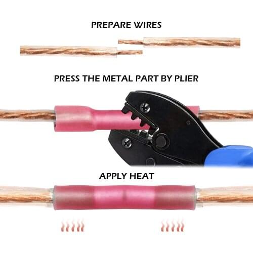 200pcs Waterproof Heat Shrink Tubing Sleeve Kit Heat Shrink Tubes Electronic Wire Cable Insulation Shrinkable Tubes Assortment