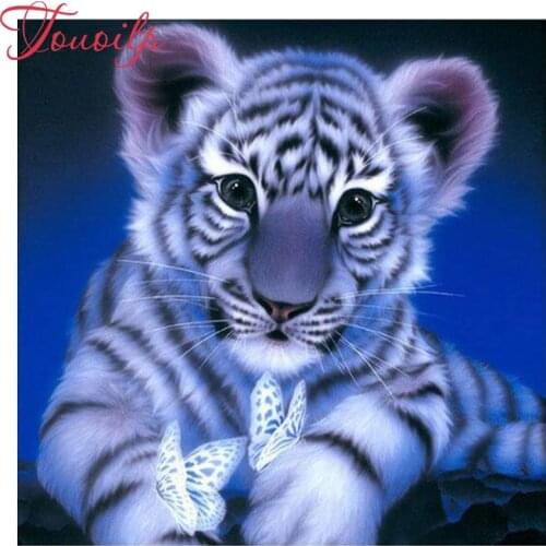 Diamond Embroidery Tiger 5D Diy Diamond Painting Full Dill round&Square Diamond Mosaic Animals Home Decoration picture Paintings