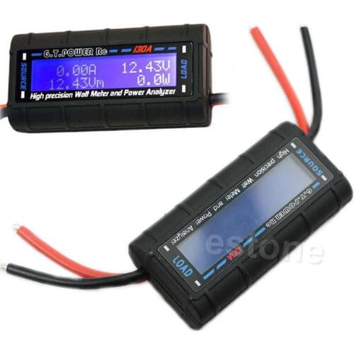 Current Power Analyzer G.T.POWER RC 130A Watt Meter and Power Analyzer High Precision LCD 60V GT-Power
