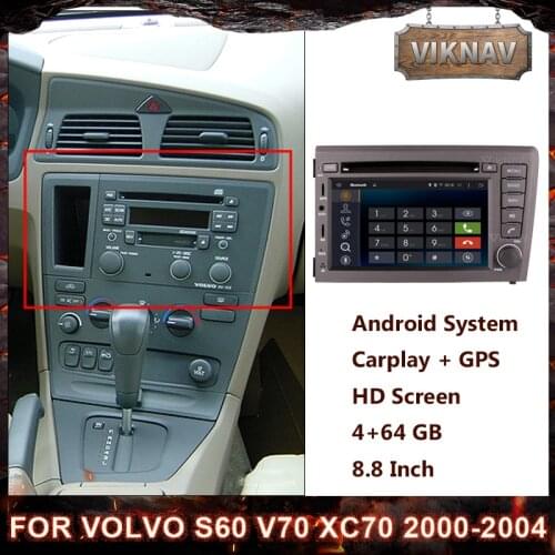 Car Radio For VOLVO S60 V70 XC70 2000 2001 2002 2003 2004 Multimedia Navigation GPS Receiver 2 Din Android Autoradio Head Unit
