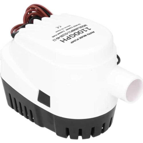 Auto Water Pump 12V 1100GPH Automatic Submersible Boat Bilge Water Pump High Efficiency Built‑In Float Switch 12V 1100GPH Pump