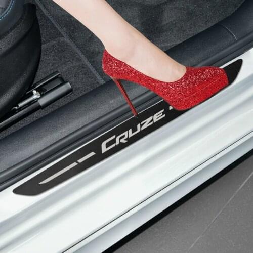 Car Accessories Scuff Plate Stainless Steel Door Sills Pedal Car Styling Sticker For Chevrolet Cruze 2010-2020