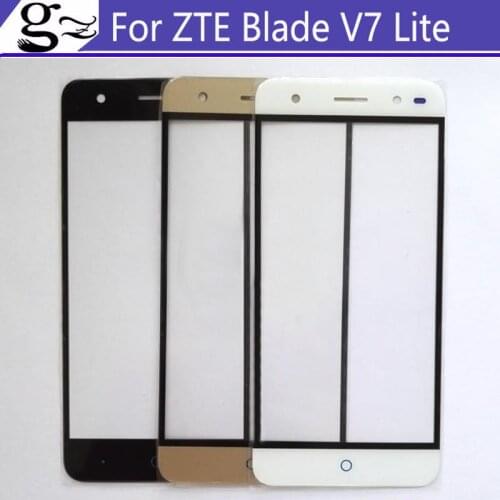 White/Black/Gold For ZTE Blade V7 Lite Front Outer Glass Lens Repair Touch Screen Outer Glass Touch Screen without Flex