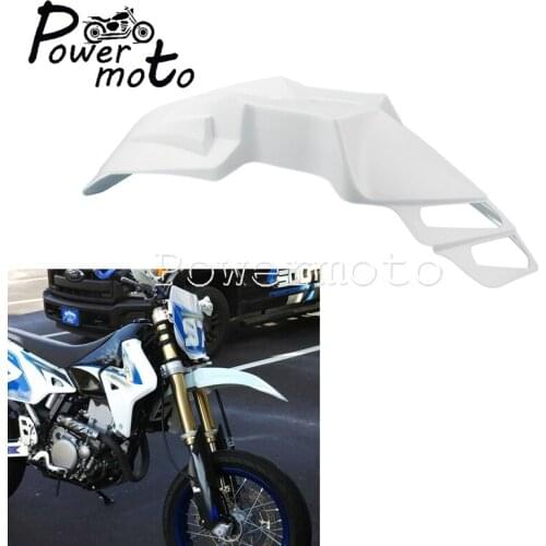 White Motorcycle Evo Front Fender Durable Front Mudguard Mud Splash Cover for FE TE EXC XCF Kawasaki KLX KX DRM XR Enduro