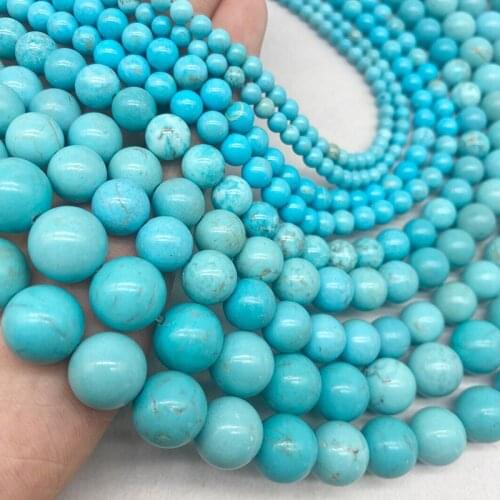 Green Kallaite Natural Stone 4/6/8/10/12MM Round Spacers Loose Beads For Jewelry Bracelet Necklace Making DIY Accessories