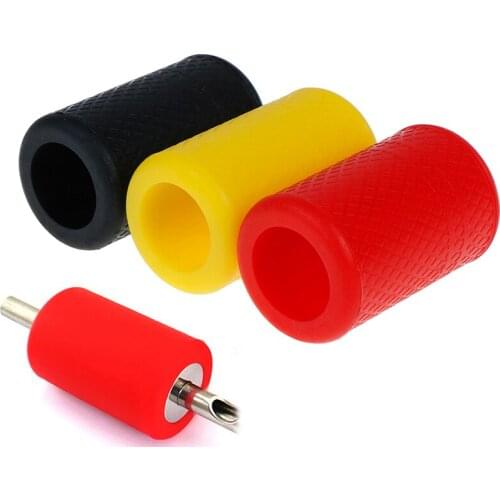 Soft Silicone Tattoo Grip Cover Autoclavable Antiskid Tattoo Guns Machine Handle Cover Supply Embroidery Accessories
