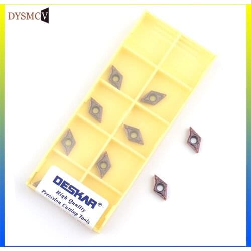 DESKAR original DCMT070204-MV DCMT070208 MV DCMT11T304 DCMT11T308 LF6018 CNC turning tool cutting carbide blade turning tool